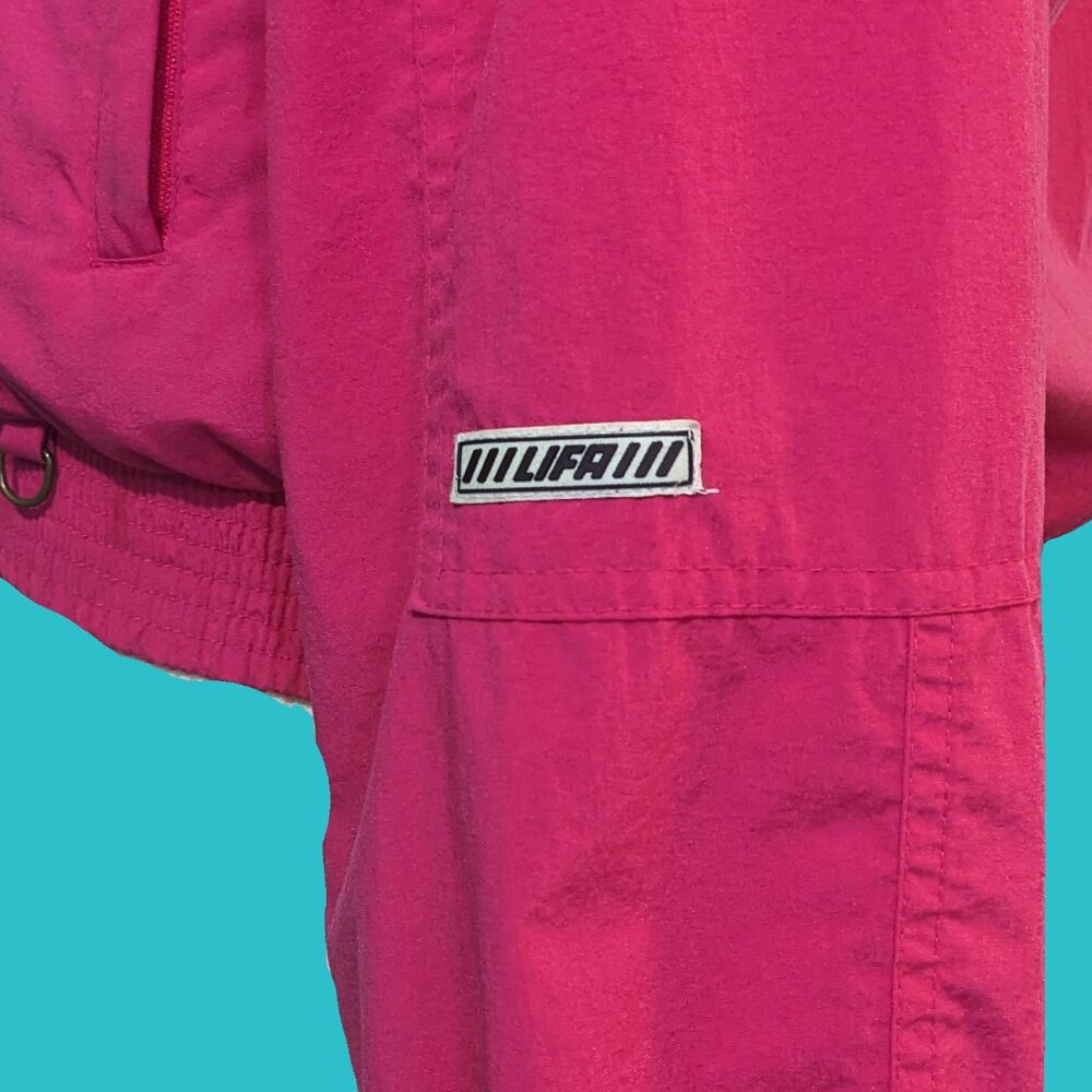 Helly Hansen LIFA Vintage Hot Pink Light Weight Shell Jacket Size M Preowned - Picture 7 of 10